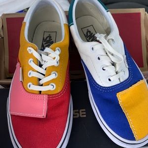Multi colored vans